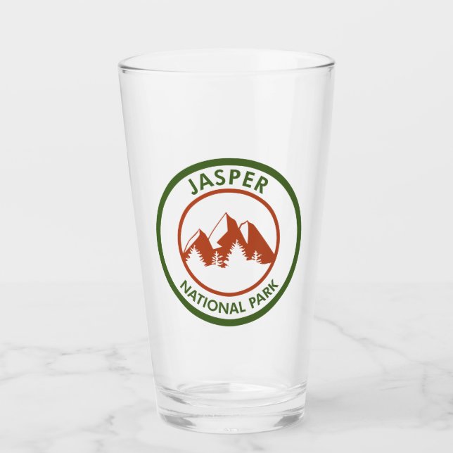 Jasper National Park Glass (Front)