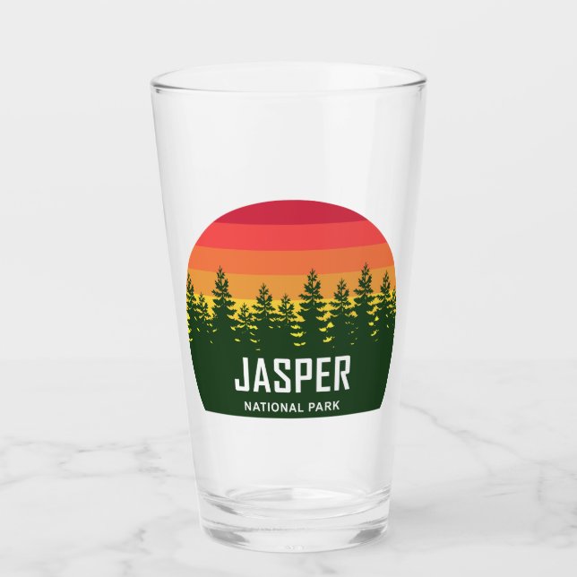 Jasper National Park Glass (Front)