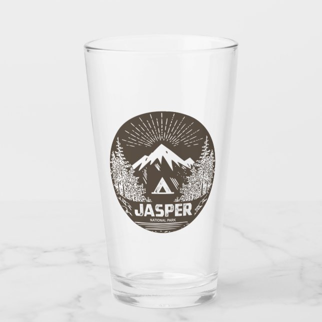 Jasper National Park Glass (Front)