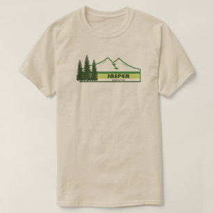 Jasper National Park Green Stripes T-Shirt