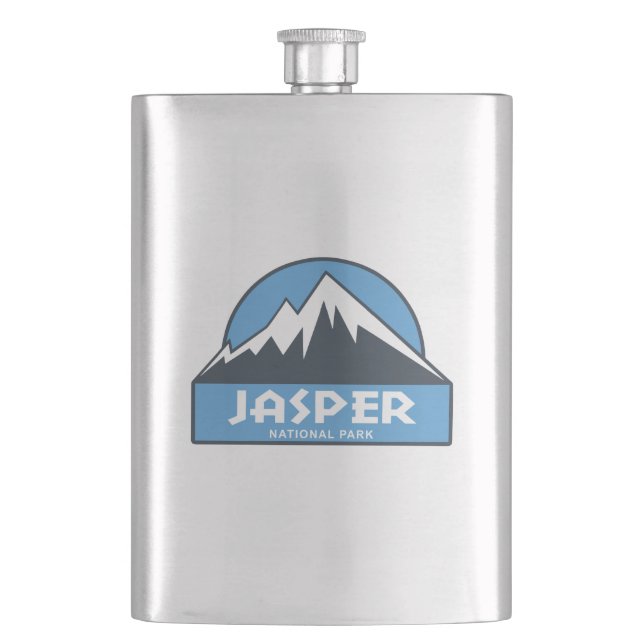 Jasper National Park Hip Flask (Front)