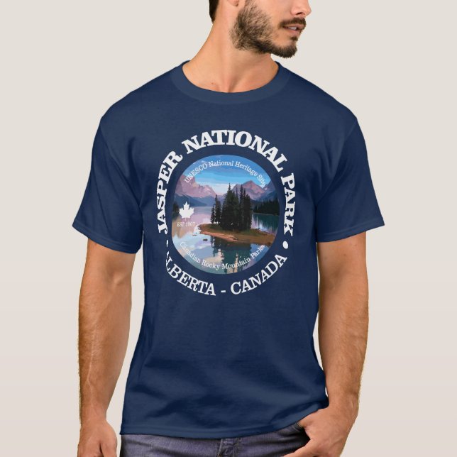 Jasper National Park (Lake Maligne) T-Shirt (Front)