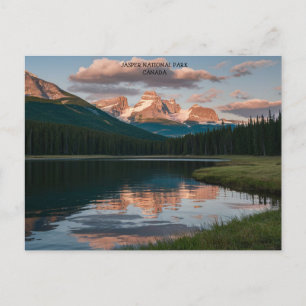 Jasper National Park Landscape Postcard