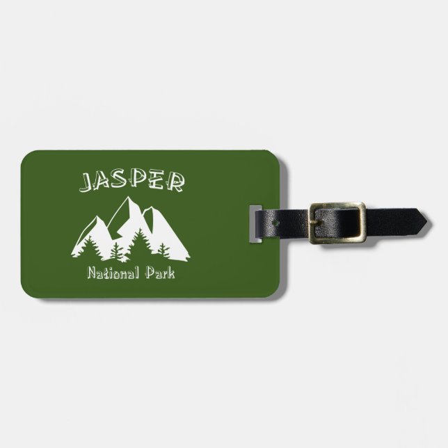 Jasper National Park Luggage Tag (Front Horizontal)