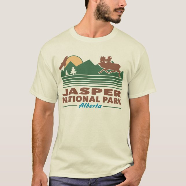 Jasper National Park Moose T-Shirt (Front)