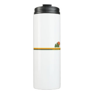 Jasper National Park Pine Trees Sun Thermal Tumbler