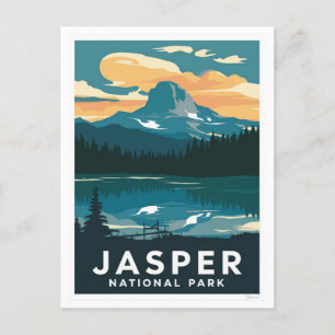 Jasper National Park  Postcard