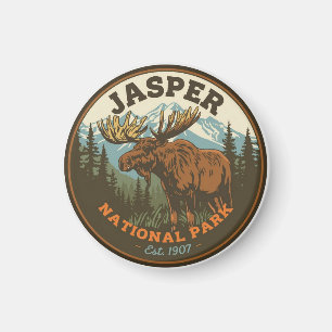 Jasper National Park Rocky Mountains Adventure gif Magnet
