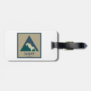 Jasper National Park Rustic Luggage Tag