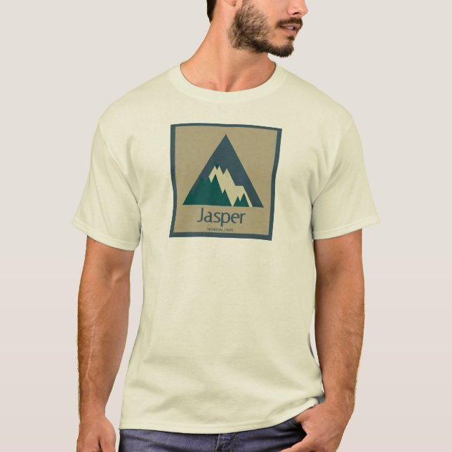 Jasper National Park Rustic T-Shirt (Front)
