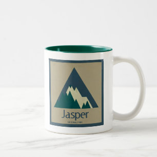 Jasper National Park Rustic Two-Tone Coffee Mug