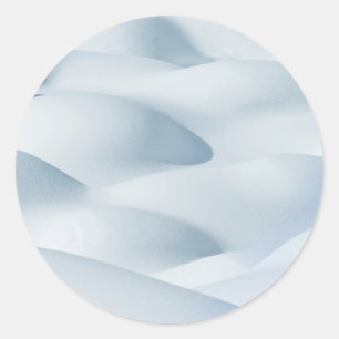 Jasper National Park, Snow Mounds Classic Round Sticker