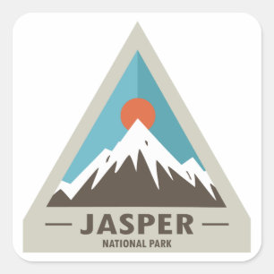 Jasper National Park Square Sticker