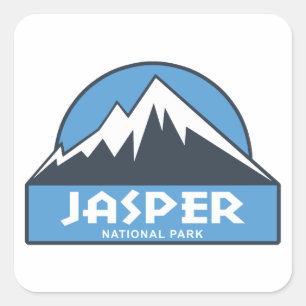 Jasper National Park Square Sticker