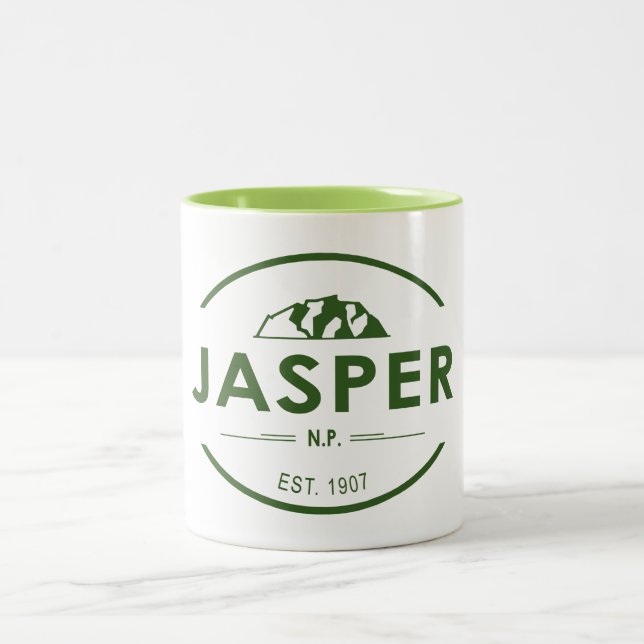 Jasper National Park Two-Tone Coffee Mug (Center)