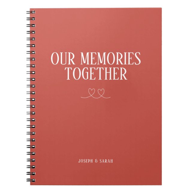 Jasper Our Memories Together Notebook (Front)