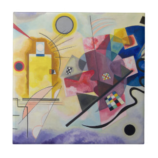 Jaune, Rouge, Bleu by Wassily Kandinsky Tile