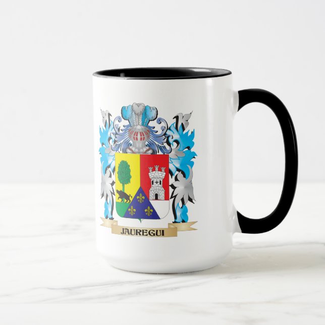 Jauregui Coat of Arms - Family Crest Mug (Right)
