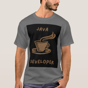 Java Developer Grey Men T-Shirt
