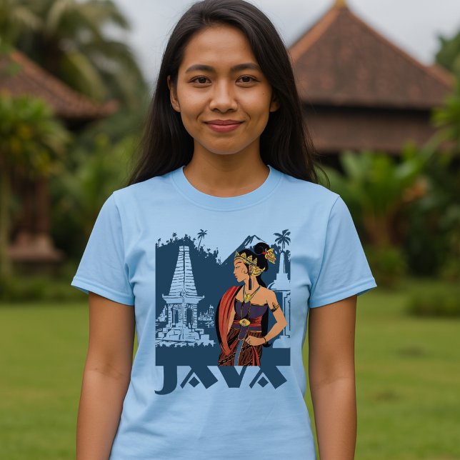 Java Indonesia Vintage Travel Tourism T-Shirt (Creator Uploaded)