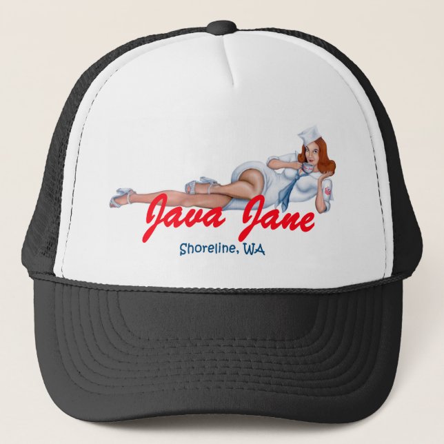 Java Jane Trucker Hat Pick your Colour (Front)