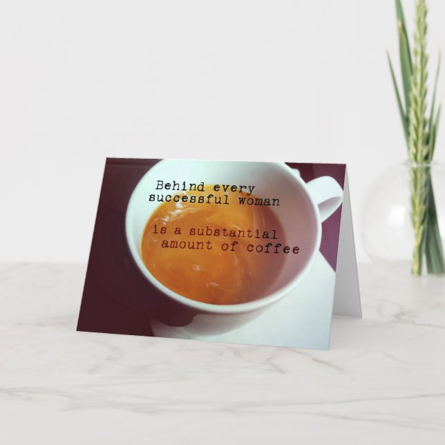JAVA JIVE Greeting Card (Front)