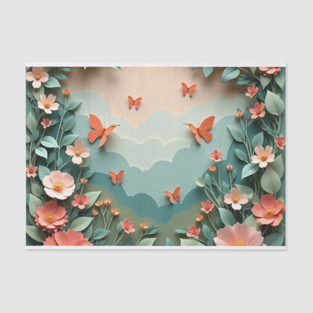 Java Joy: Caffeinated Tissue Wrap for Coffee Lover Paper (Front)