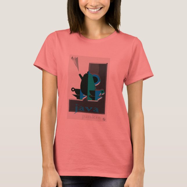 Java Junkie design t-shirt (Front)