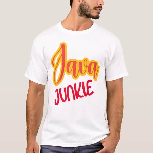 Java Junkie T-Shirt (Front)