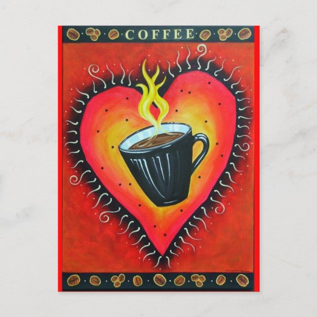"Java Love" Postcard (Front)