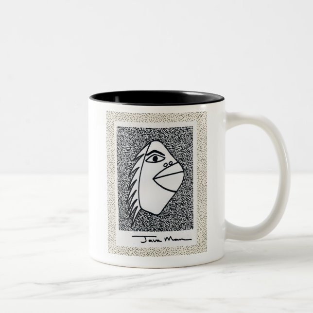 Java Man Two-Tone Coffee Mug (Right)
