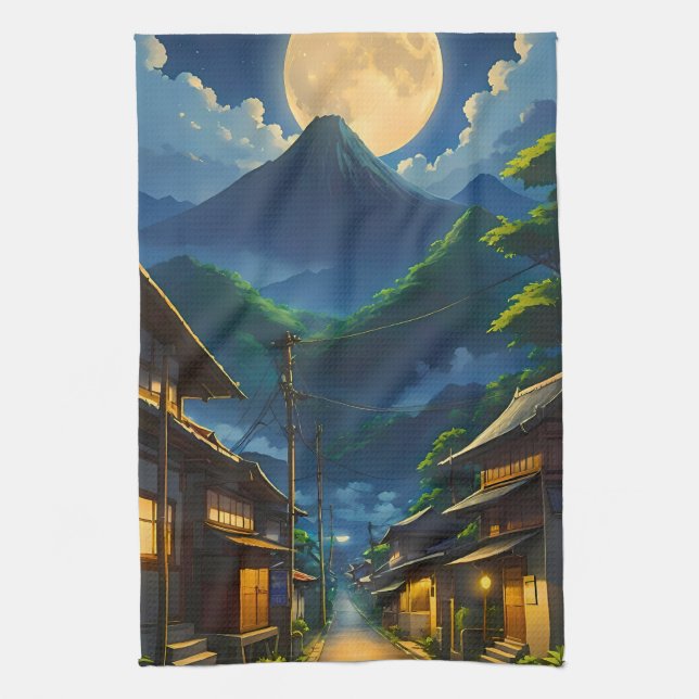 Java Moonlight Tea Towel (Vertical)