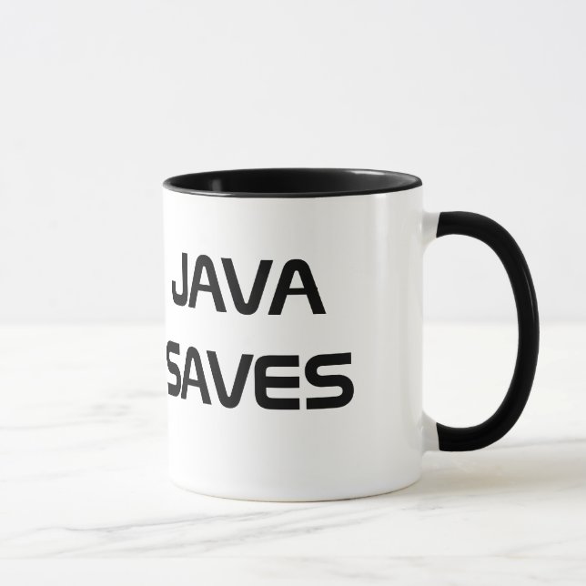 Java Saves Coffee Mug (Right)