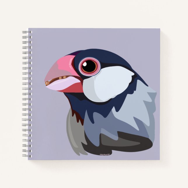 Java Sparrow—simplified  Notebook (Front)