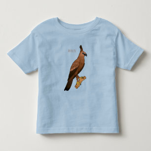 Javan hawk eagle bird cartoon illustration toddler T-Shirt