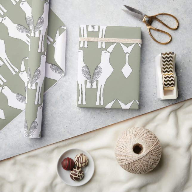 Javan Myna Bird - Wrapping Paper (Crafts)