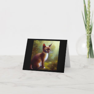 Javanese Cat  Card