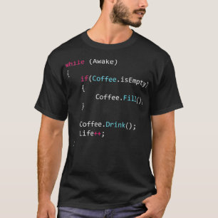 Javascript Requirements for Coffee ProgrammingCodi T-Shirt