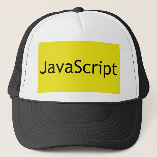 JavaScript Trucker Hat (Front)