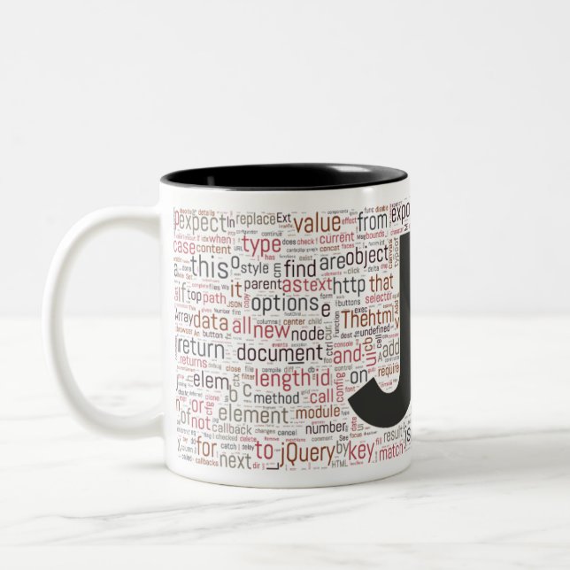 javascript word cloud mug (Left)