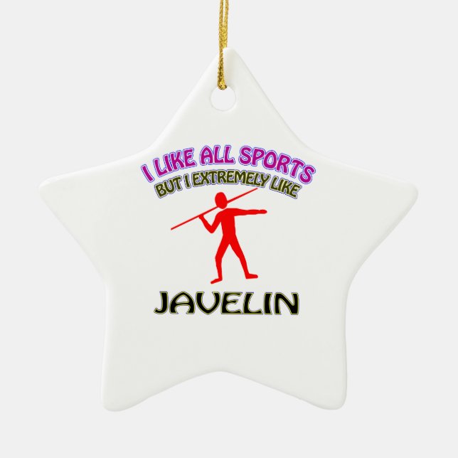 Javelin designs ceramic tree decoration (Front)