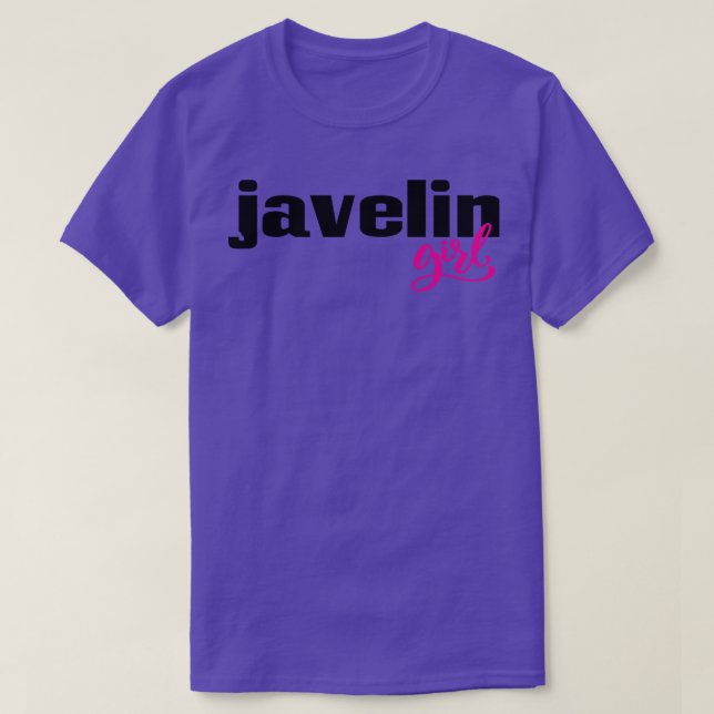 Javelin Girl T-Shirt (Design Front)