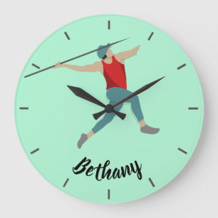 Javelin Large Clock