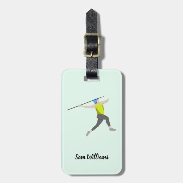 Javelin Luggage Tag (Front Vertical)