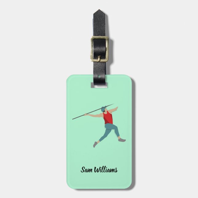 Javelin Luggage Tag (Front Vertical)
