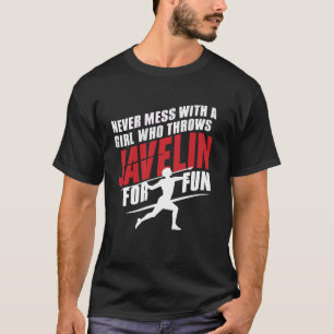 Javelin Throw Athlete Sport Javelin Thrower Track T-Shirt