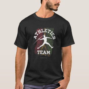 Javelin Throw Vanuatu Athletics Sports Player T-Shirt