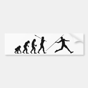 Javelin Thrower Bumper Sticker