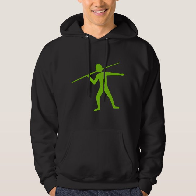Javelin Trower - Martian Green Hoodie (Front)