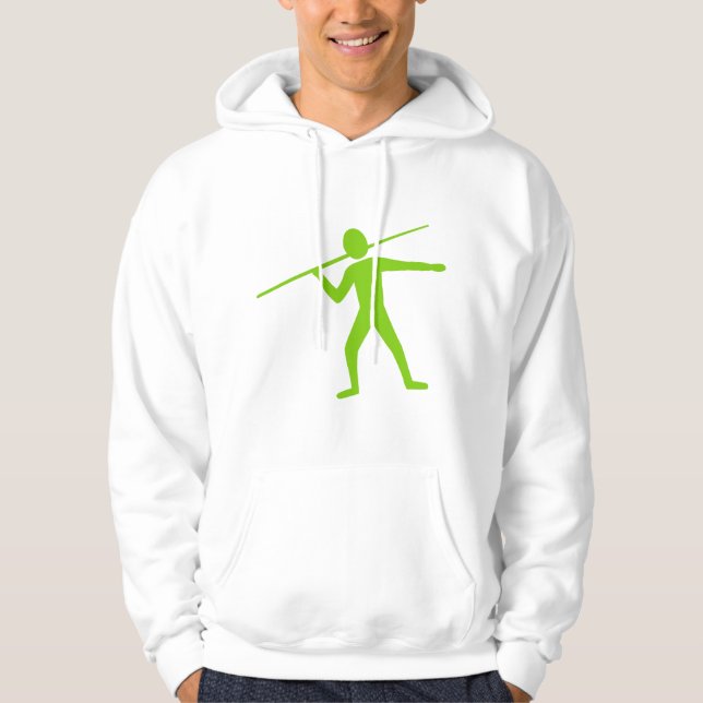 Javelin Trower - Martian Green Hoodie (Front)